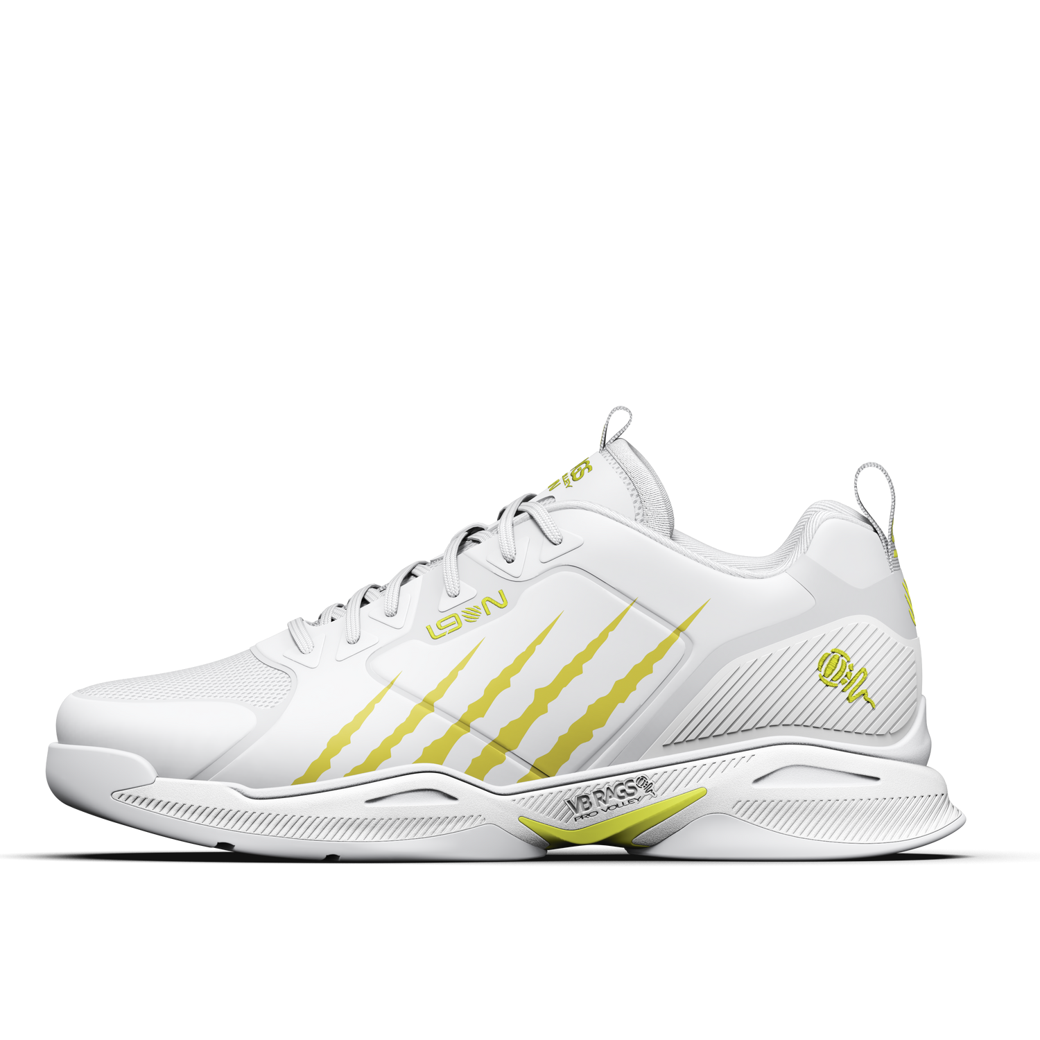 VB RAGS L9ON Volleyball Court Shoe | White / Gold