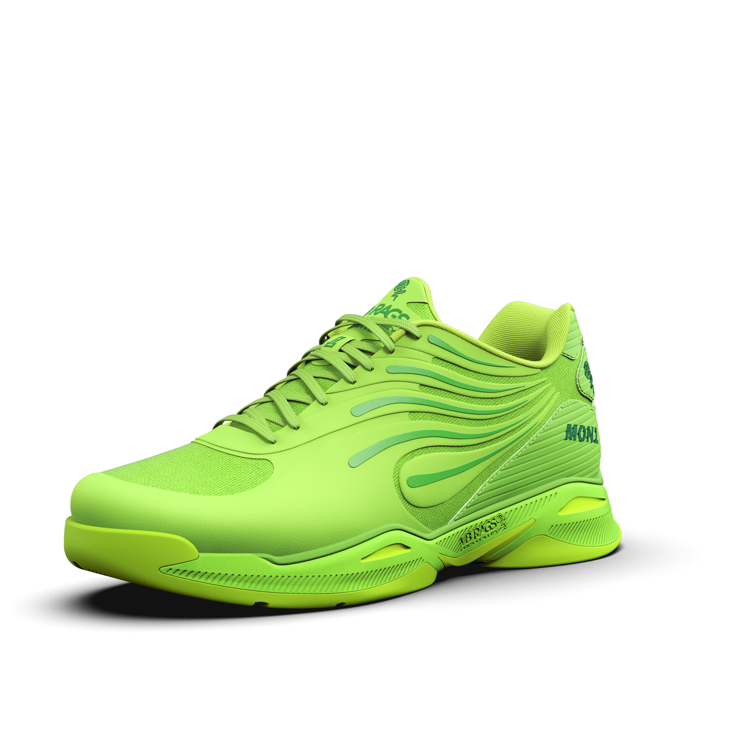 VB RAGS MON1 Volleyball Court Shoe | Neon Green