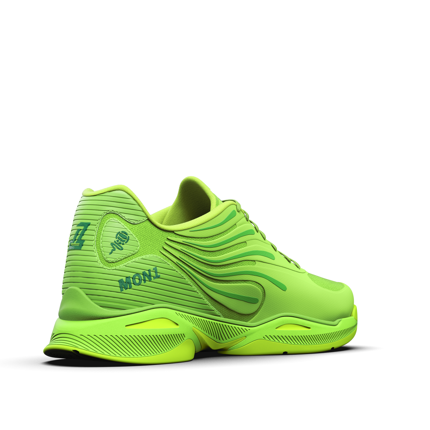 VB RAGS MON1 Volleyball Court Shoe | Neon Green